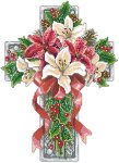 (image for) Winter Seasonal Floral Cross